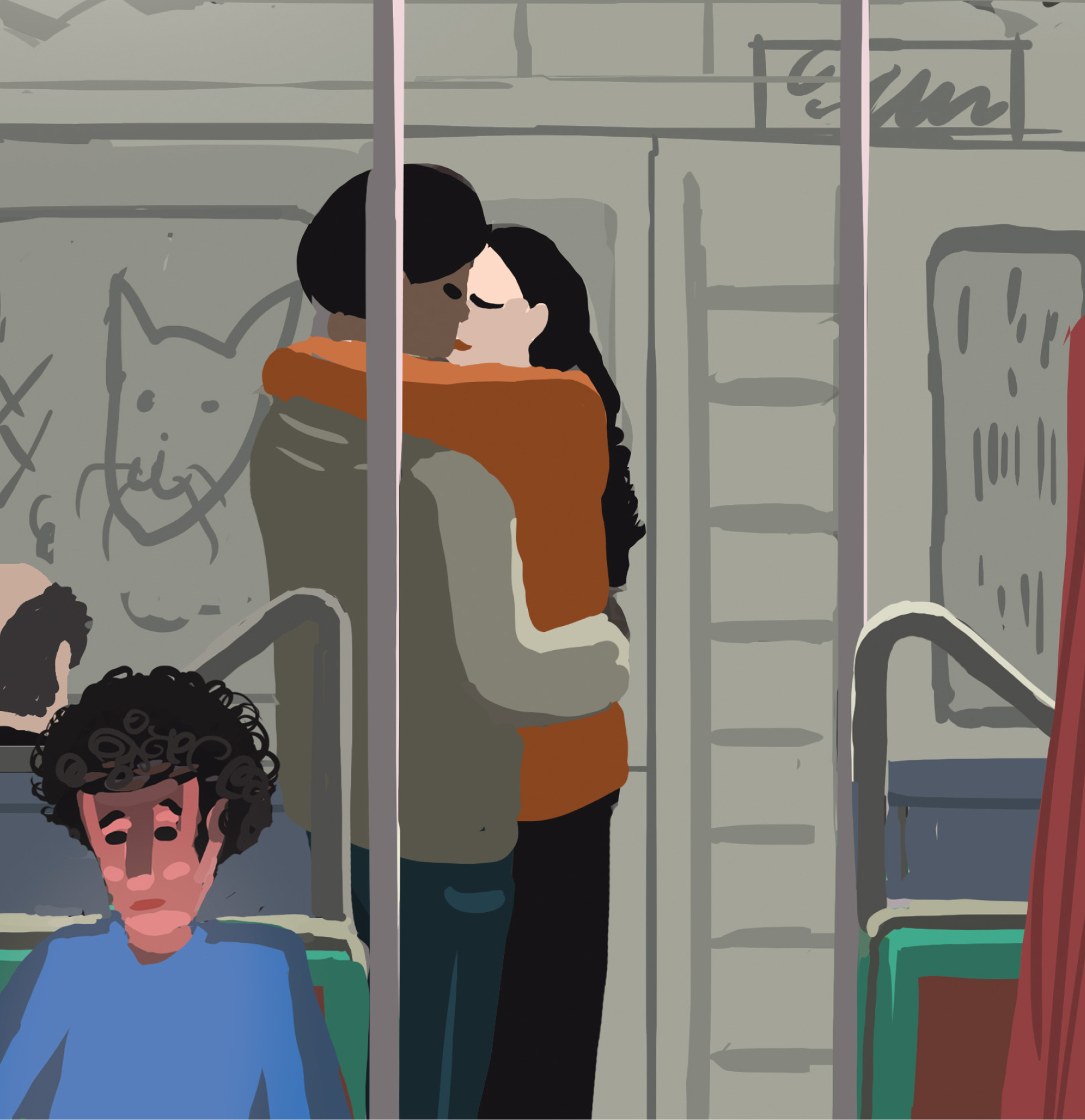 Métro kiss – détails – web