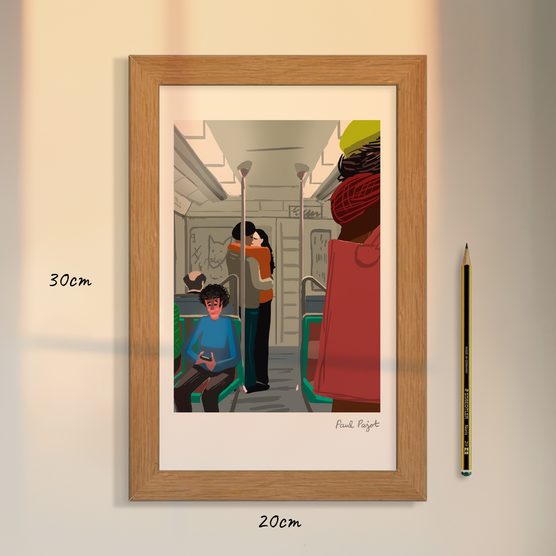 Métro kiss – encadrement – web